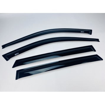 Дефлекторы окон Volkswagen Golf 4 1997-2004 HB накладные (DEFL) Q2-2